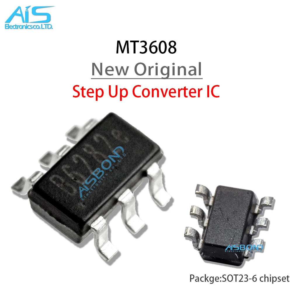 10Pcs/lot New MT3608 TC3608H LN3608 B628 SOT23-6 Step Up Converter IC ...