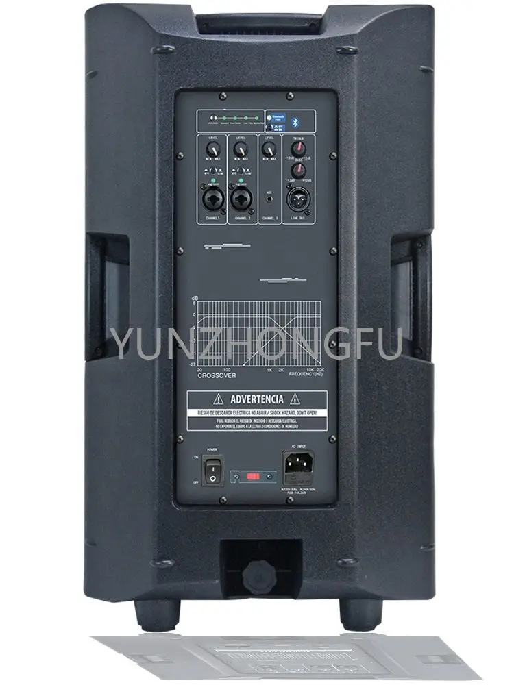 

Комплект для караоке, акустическая система PA, динамик с функцией DSP, портативный звуковой бокс 2000 Вт, 15 дюймов, сабвуфер, профессиональное беспроводное аудио