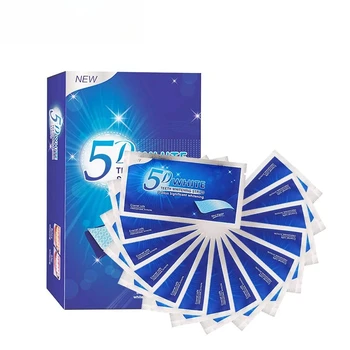 Tira de clareamento dental 5d, 7/14/21/28 pares de tiras mais brancas para remover manchas de café de fumar, kit eficaz de clareamento dental para uso doméstico 1