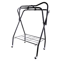 Portable Saddle Rack for Horse Trailer Saddle Stand Accessories Heavy Duty Equipment Saddle Organizer Saddle Holder for Farm 1