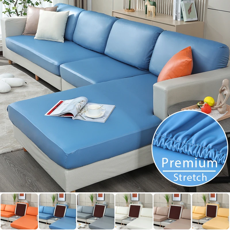  Waterproof Couch Cushion Cover PU Leather Sofa Cover