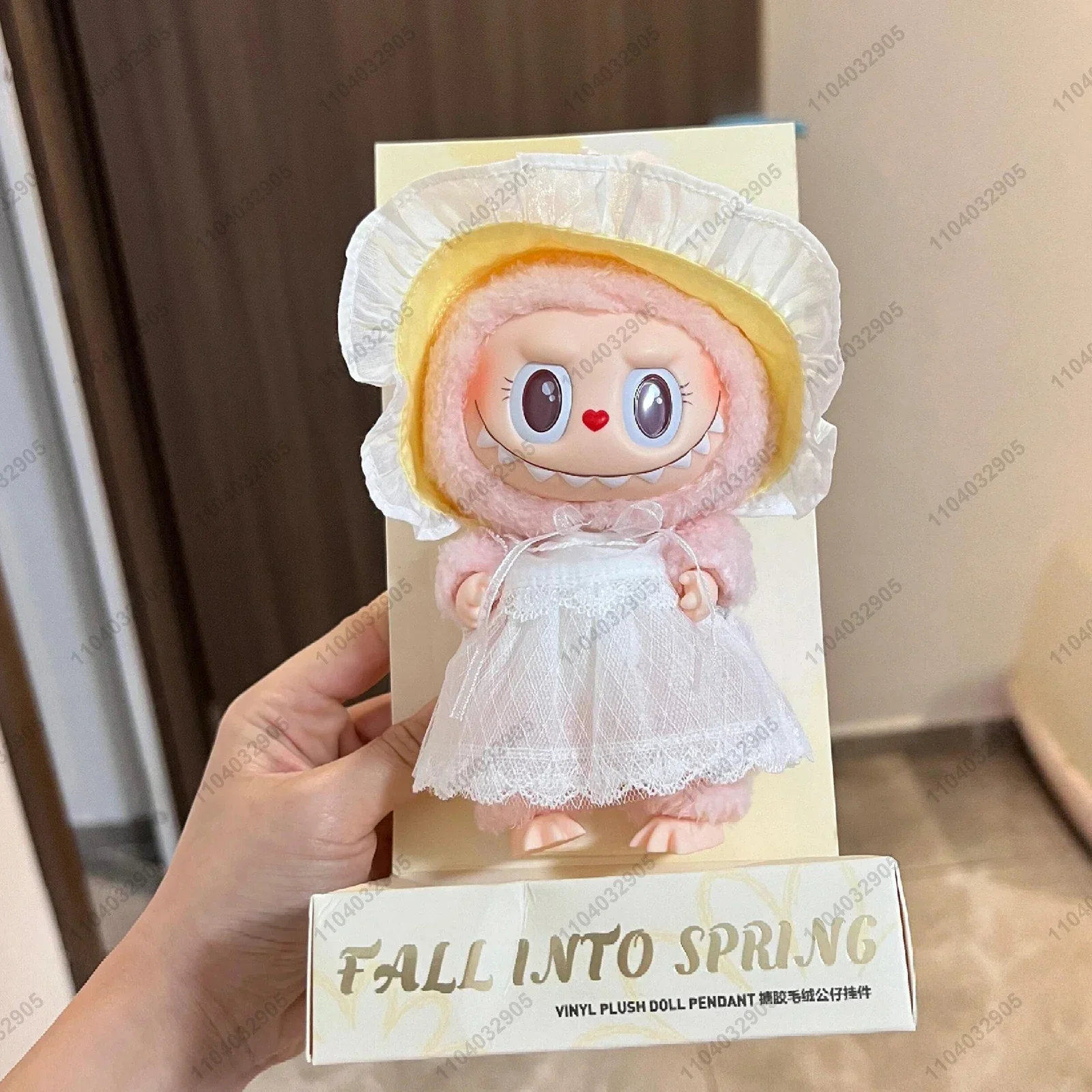 Labubu Kawai Figurine Bag Charm Bag Pendant The Have a Seat Secret Edition Box Toy Vinyl Plush Doll