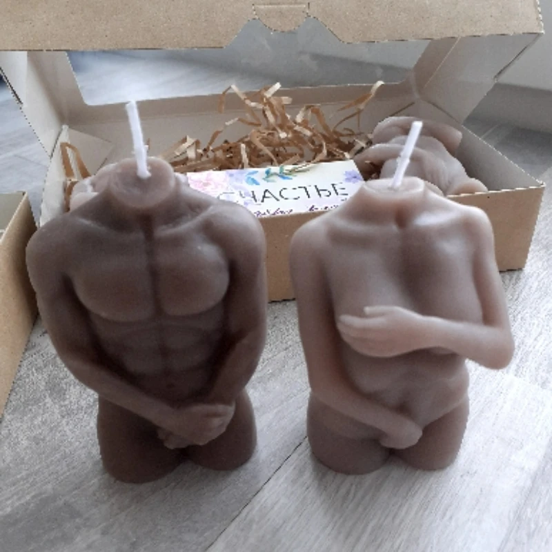 DIY Silicone Body Candle Mold 3D Body Silicone Resin Casting Mold Candle Wax Epoxy Make Soap Mould silicone mold silicone candle mold aromatherapy candle mold silicone candle molds candle mold