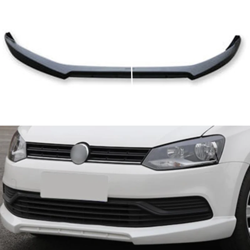 

For Volkswagen VW Polo Standard 2014-2017 Year Front Bumper Lips Body Kit Accessories 2 Pcs