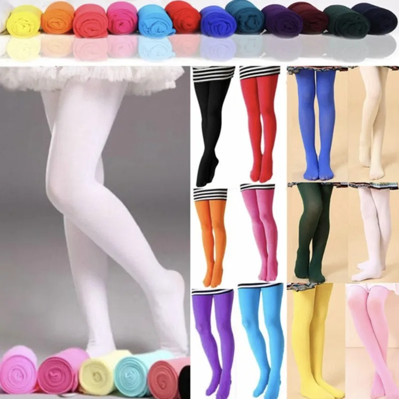 5 Pz/Lotto Ragazza Moda Caramelle Colori Collant Bambini Dolce Velluto Leggings 2-12 Anni