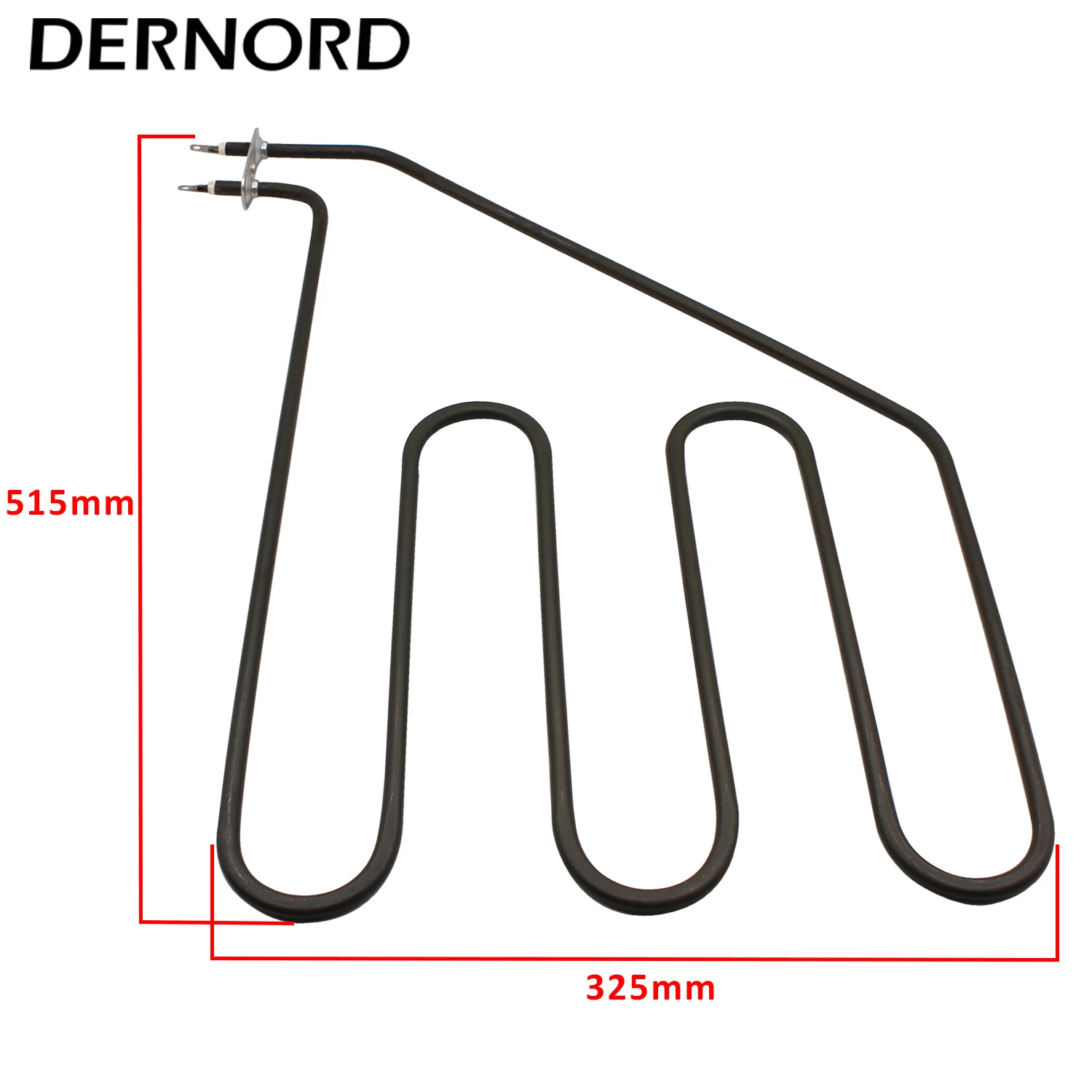 Dernord 230v 1500w 2000w Electric Tubular Heating Element Air Heater