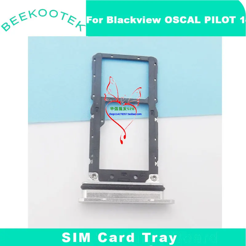 Enhanced SIM Card Tray Holder for Blackview Oscal Pilot Series - Black