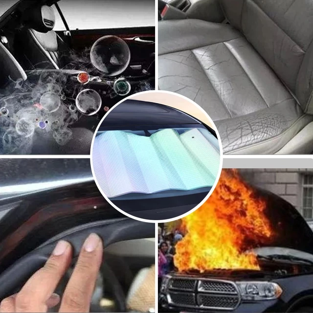 130*60 Cm -Es Autó Napsütés Uv Visiere Protection Függöny Napellenző Film Szélvédő Visor Elülső Naphade Cover Picn Piknik Szőnyeg - Image 4