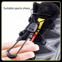 Nouveau Lacets de chaussures sans cravate lacets de Tennis ronds sans attaches adultes enfants qualité baskets de course lacets noir blanc chaussures accessoires 1