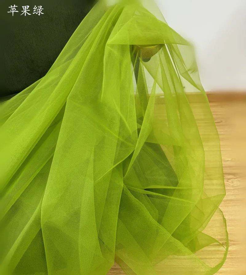 Green Series Avocado Gauze Mesh Skirt for Wedding and Kindergarten Decor