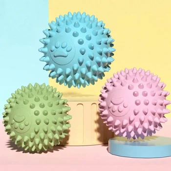 Spiky Rubber Dog Chew Toy Set 1