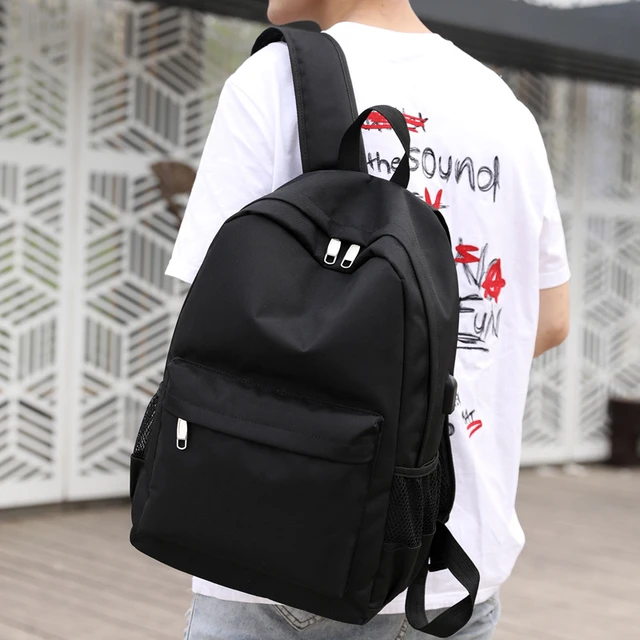 Mochila pequeña de tela Oxford para hombre, bolso escolar para deportes al  aire libre, a la moda, Mini bolsos de hombro de viaje, color negro, 2023 -  AliExpress