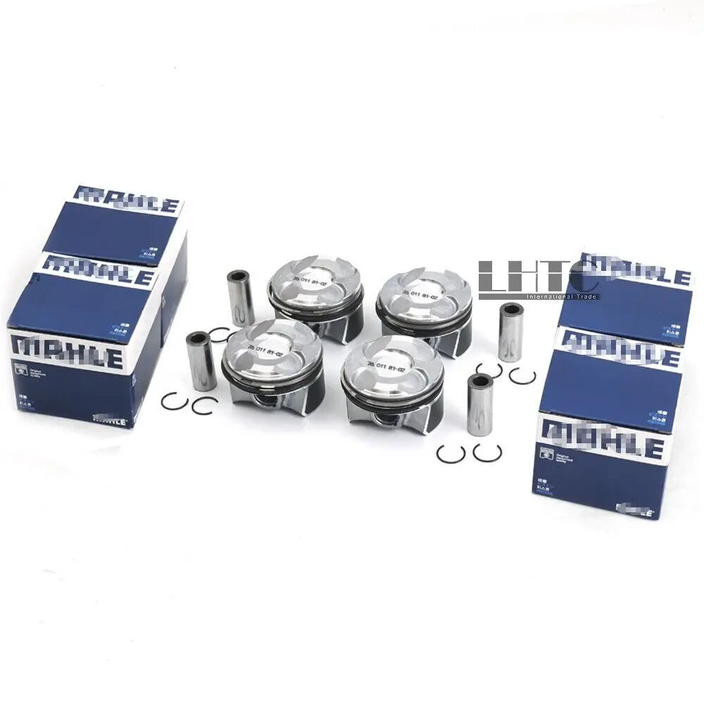 

Набор поршней и колец двигателя 11257601181 для BMW Mini 316i Cooper S F20 F30 R55 R56 1,6 T N13 N188B16A 1,6 Turbo, 4 шт.