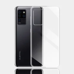 Transparent Silicone Soft TPU Protective Case - Ultra Thin Clear Cover for Oukitel C21 Pro (Clear)