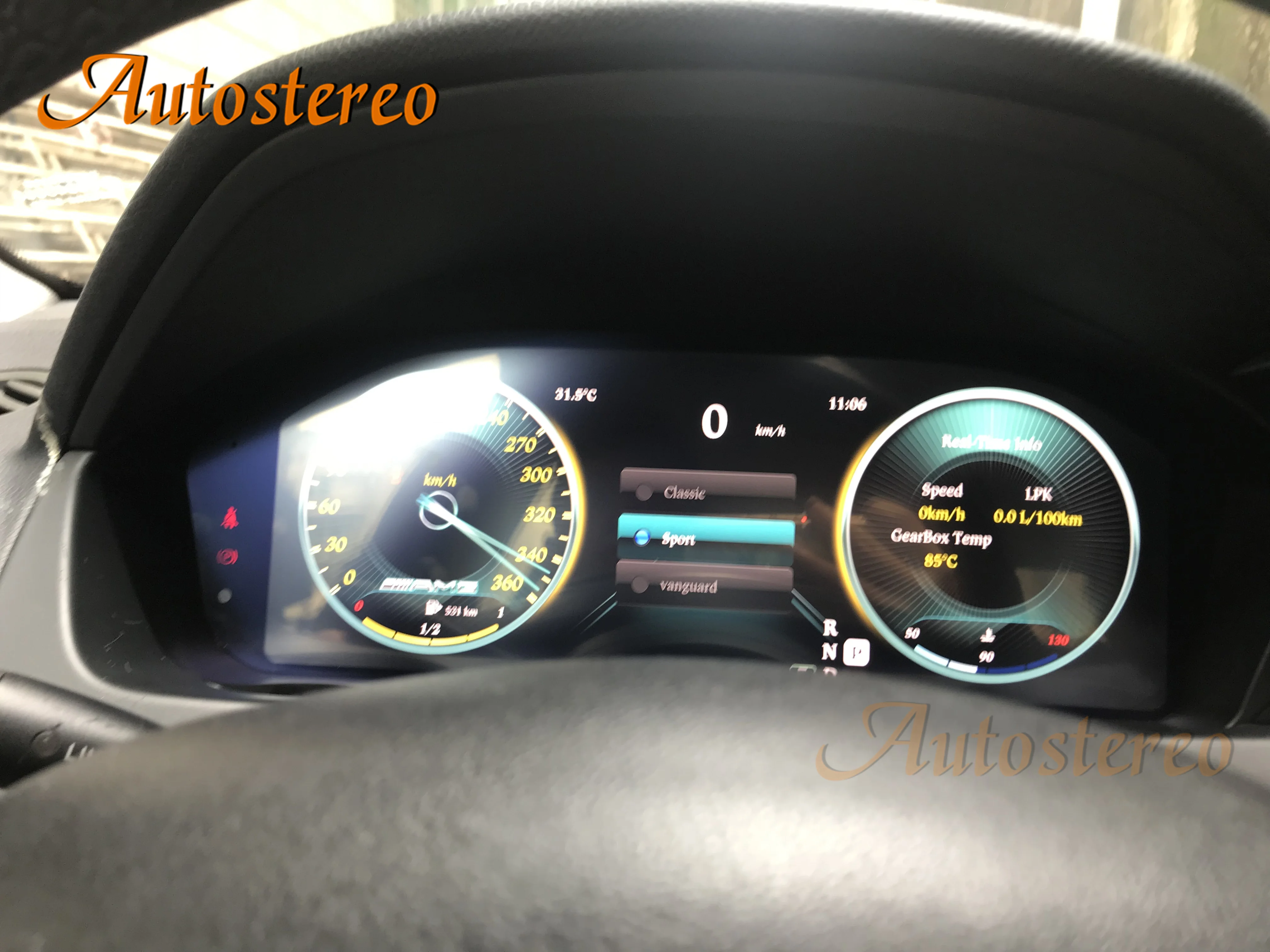 digital cluster virtual cockpit for mercedes