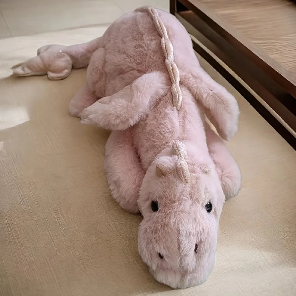 1PC Crouching Dinosaur Doll Crouching Little Flying Dragon Plush Toy, Soft Sleeping Pillow, Long Strip Pillow, Girl Pillow, Doll 4