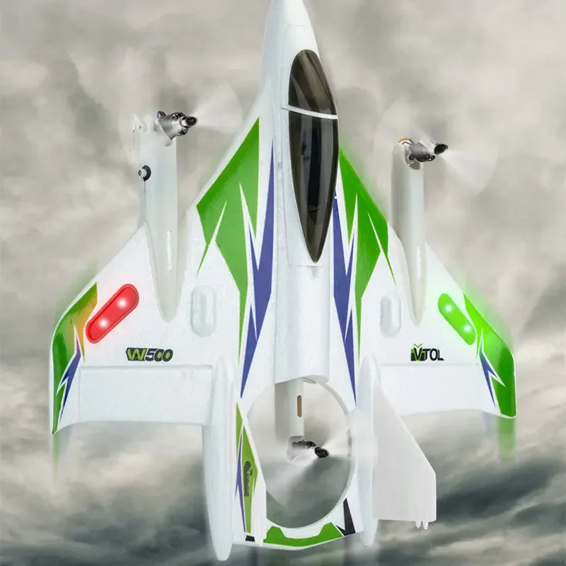 

W500 Vertical Takeoff And Landing Stunt Aircraft Unmanned Aerial Vehicle Remote-controlled Fixed Delta Wing Fighter Jet