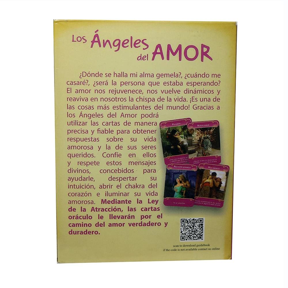 High-quality Doreen Virtue In Spanish Versions Romance Angels Tarot Oracle Cards Deck 44 Card 2