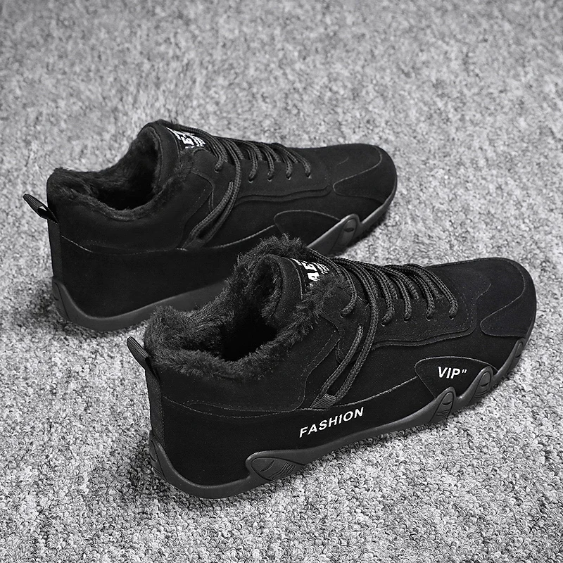2023 New Comfort Casual Boots High Top Sports Cotton Boots Winter Warm Fashion Casual Boots Lace Up Outdoor Snow Boots