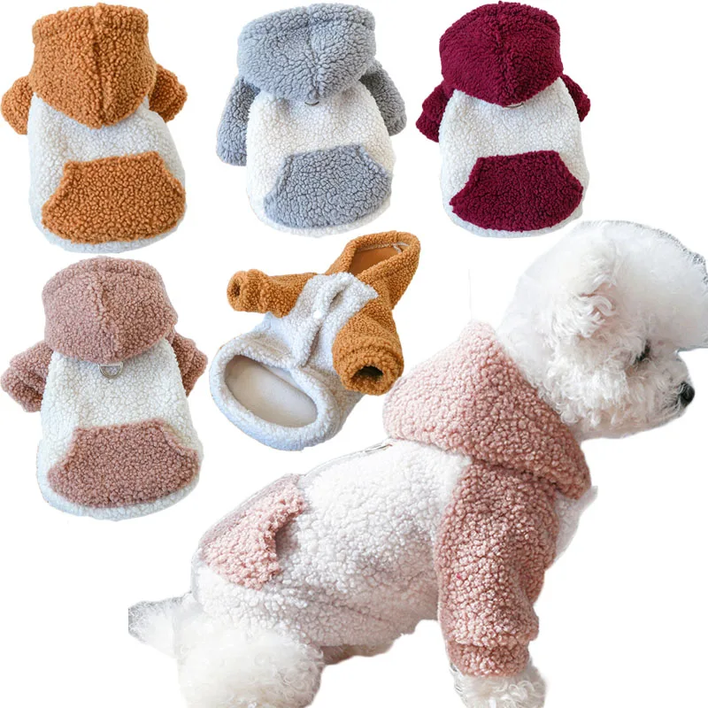 

Thickened Fleece Dog Coat Winter Pet Dog Clothes For Small Medium Dogs York Chiwawa Puppy Kitten Coat Jacket Apparels Topcoat XL