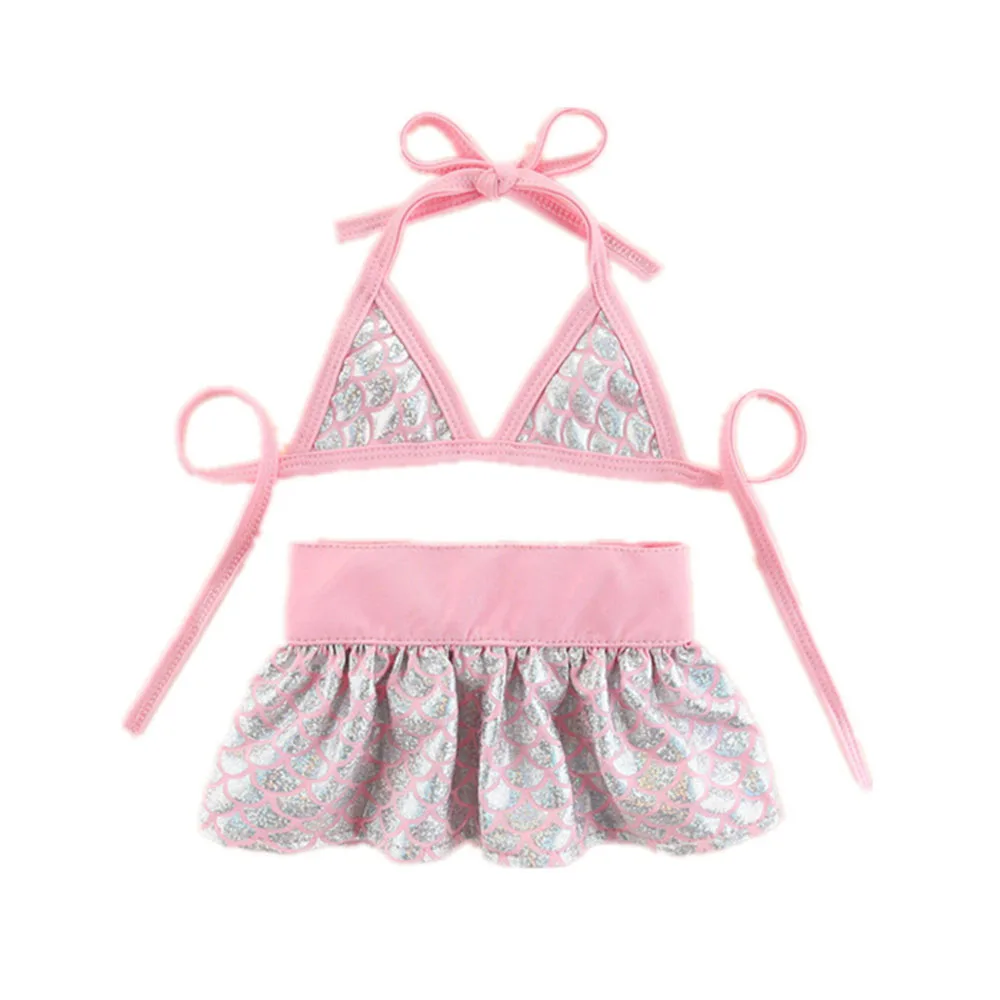 Cute Pet Summer Dress Set for Small Dogs Mermaid Dog Costume Girls Puppy Bikini Swimsuit for Yorkshire Terrier Dog Skirt Summer