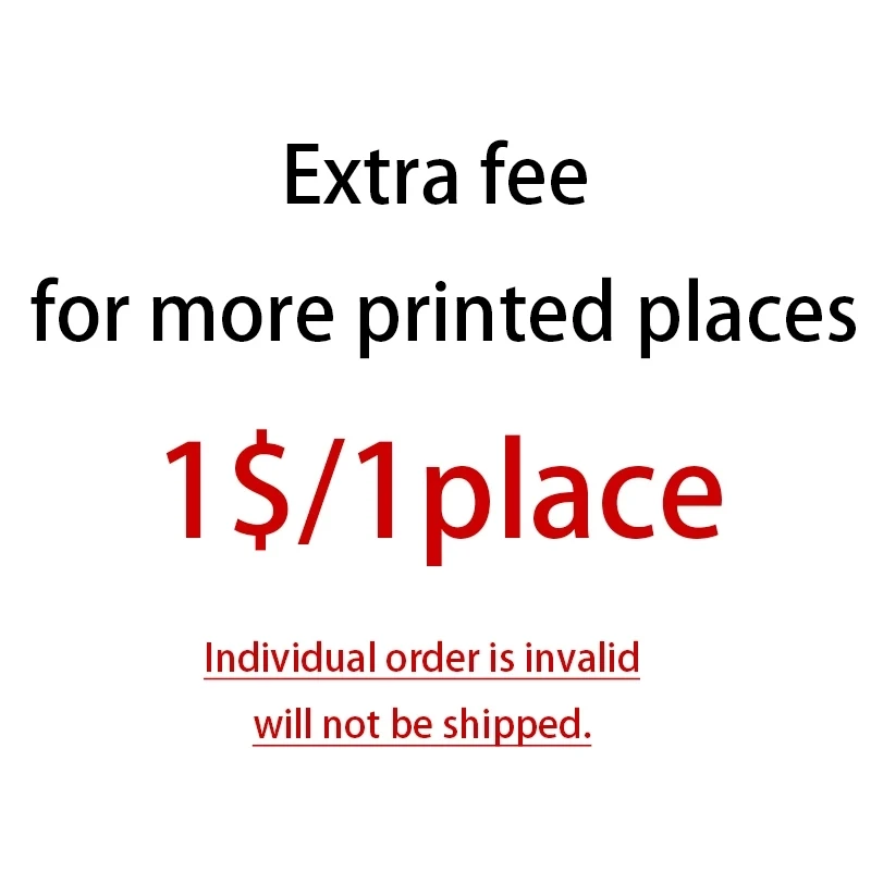 

Custom Extra Fee