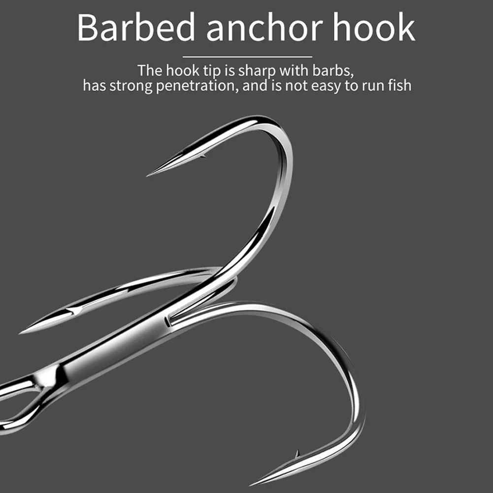 Stinger Fishing Rig Hook Fishing Hook Pike Stinger Rigs Multi-Depth Screw Rigging Kit for Soft Bait Fishing Lure Swimbait