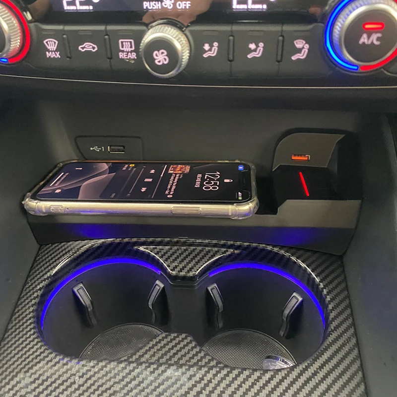 15W Car wireless charger fast phone charger charging pad panel phone holder for Audi A3 8V S3 2014-2020 accessories