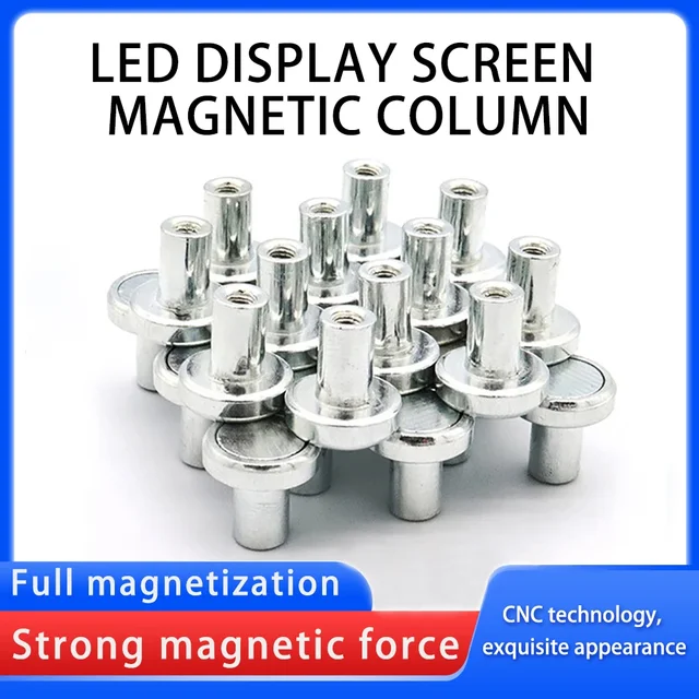 LED แม่เหล็กพื้นผิวอลูมิเนียม อุปกรณ์เสริมไฟ LED คอลัมน์แม่เหล็กแหล่งกําเนิดแสงโมดูลแม่เหล็ก 1