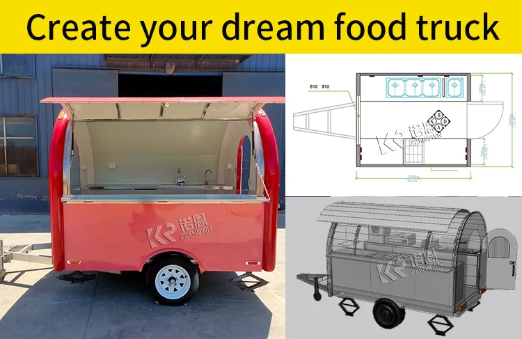 Customized Commercial Food Trucks Concession Food Trailers Street Mobile Food Trucks Fast Food Trailers For Sale USA Europe S96426297c35a4a5581a6191272741aaey