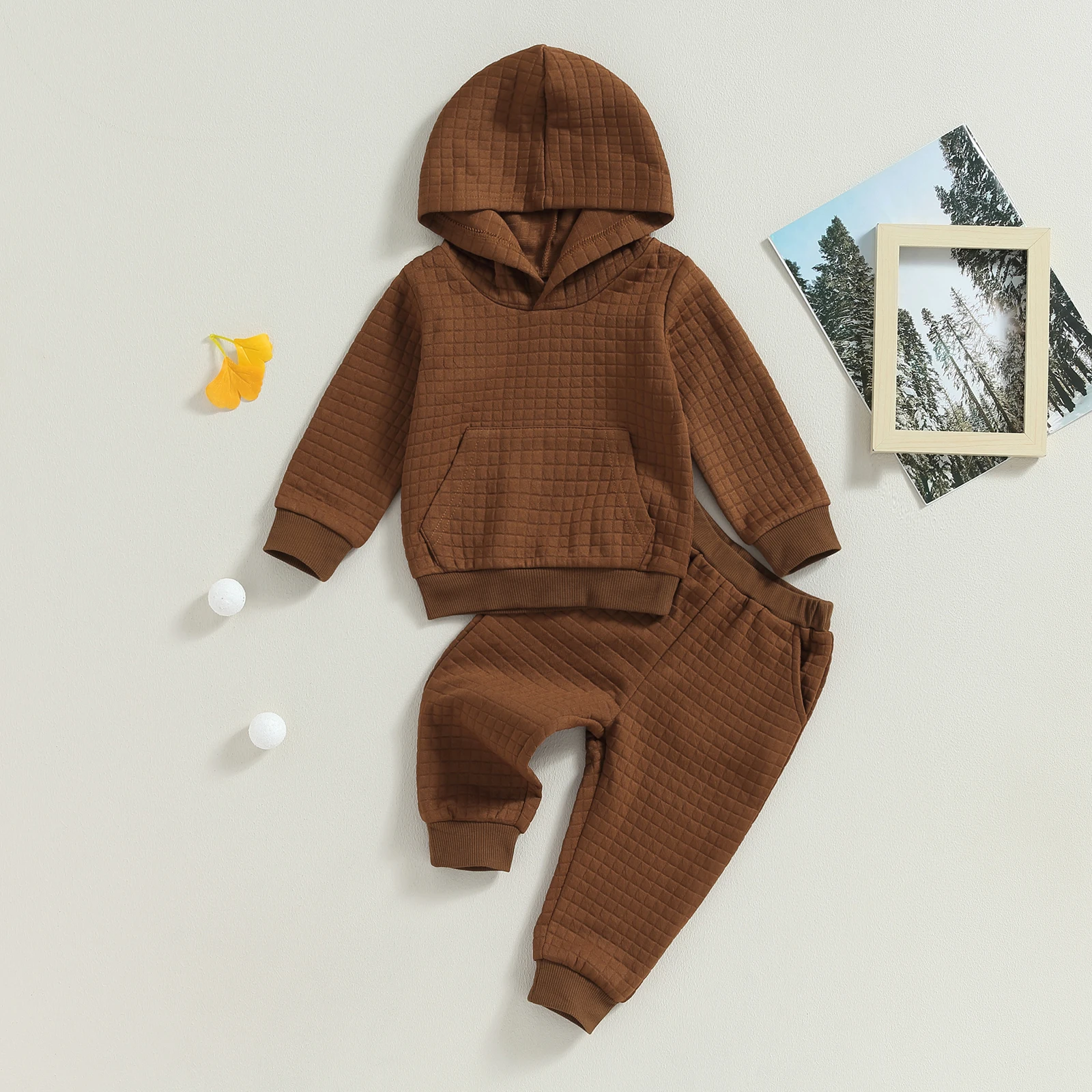 ma&baby 6M-5Y Toddler Children Kid Baby Boy Girl Clothes Sets Spring Fall Outfit Solid Color Long Sleeve Tops Pants 828SALE 15-5