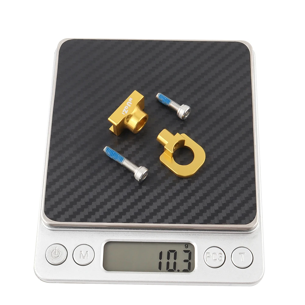 Bicycle Chain Adjuster Aluminum Alloy CNC Chain Tensioner DIY Modification Lightweight Wear-resistant for Single Speed Bicycle