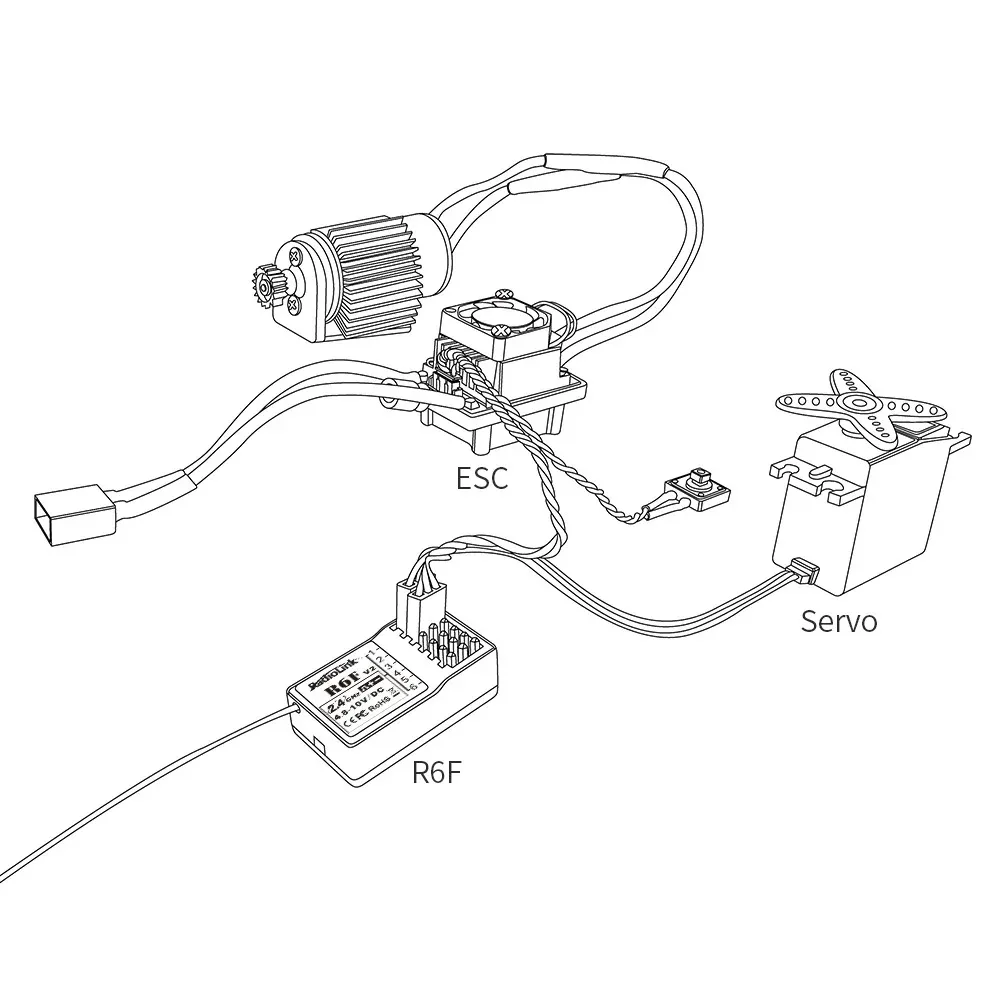 RC Radiolink R6FG 6 Kanal 2.4G ile Gyroscope ile AlÄ±cÄ±