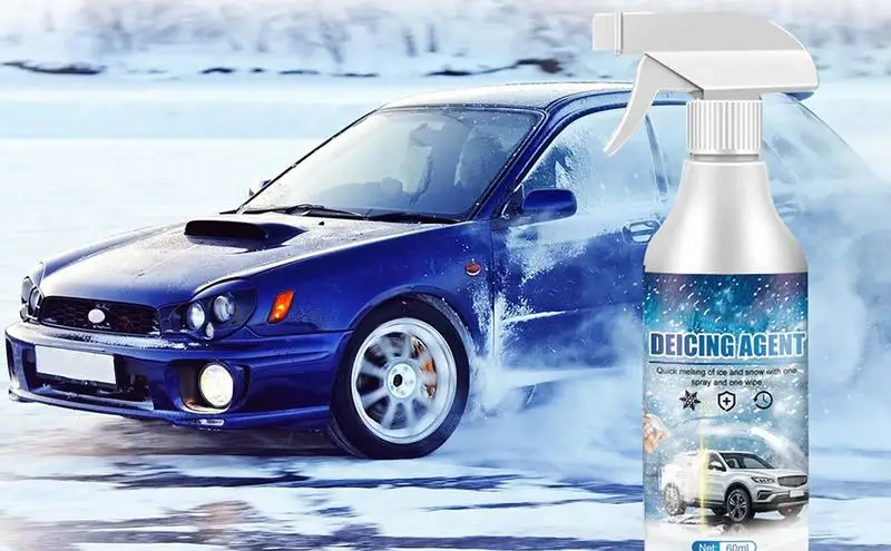 1 Bottle Car Windshield & Rearview Mirror Defrost & Anti-Fogging & Snow  Melting Quick De-Icer Solution