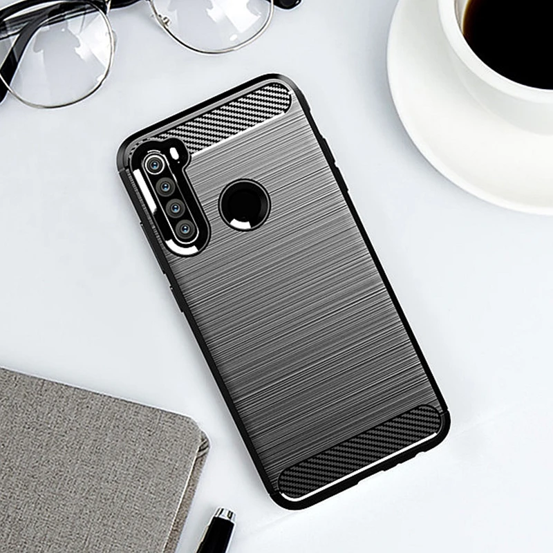 Ultra-Durable Carbon Fiber Shockproof Silicone Case - Sleek Protection