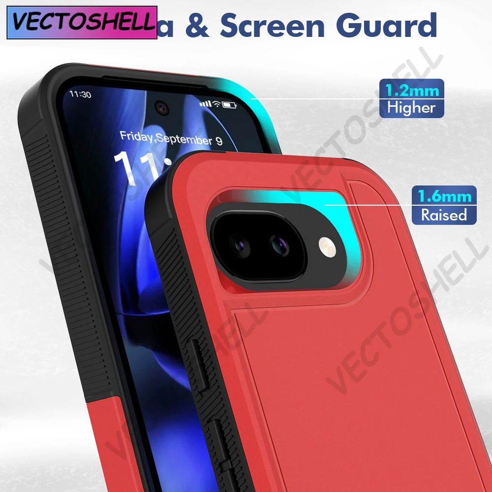 Dual-Layer Military Grade Shockproof Matte Phone Case