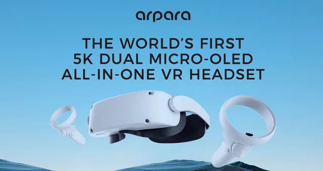 Arpara 5K Tethered VR Headset for phone, PC, VRchat, Steam, game 