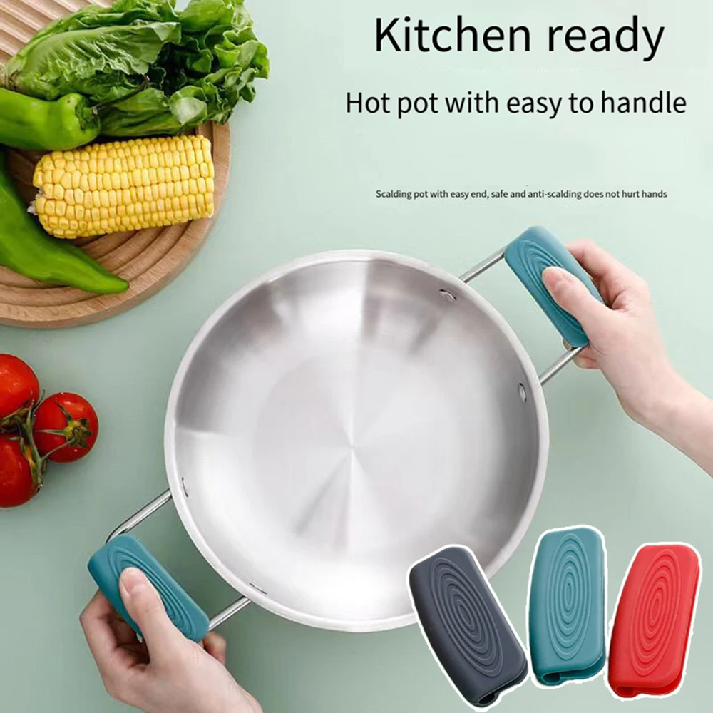 

1 шт., силиконовые зажимы для кастрюль, с защитой от ожогов