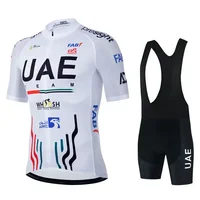 New Pro Team 2025 Uae Cycling Jersey Set Men's Summer Bike Mountain Uniform Ropa Ciclismo Maillot Hombre Bicycle Clothing Suit 2