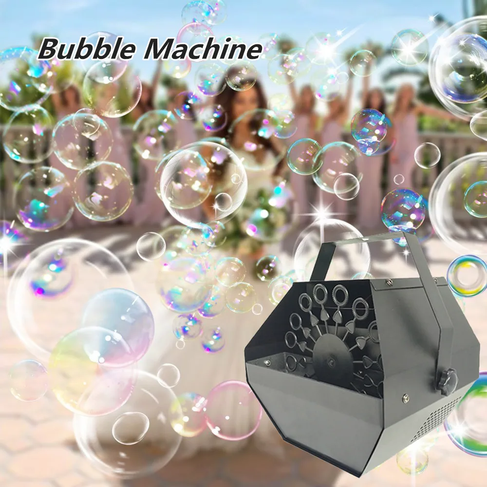 

New arrived 60W stage Bubble Machine remote control for disco dj pub wedding party stage effect machine stage Bubble Machine