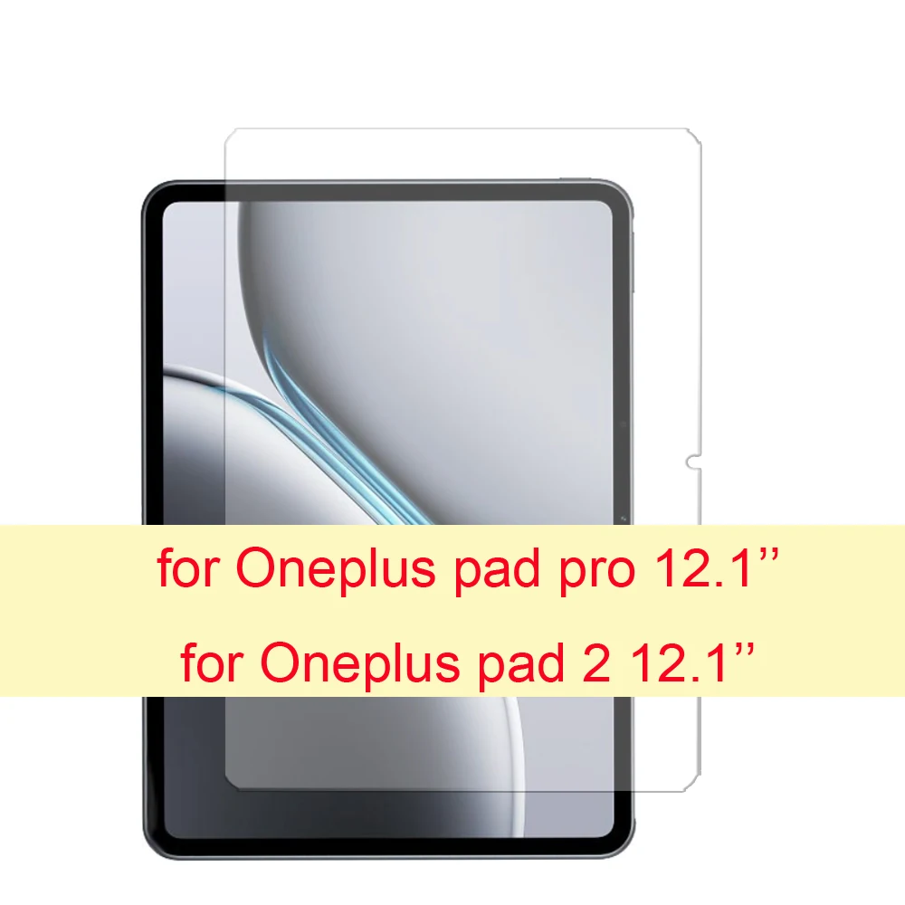 Premium Scratch-Resistant Tempered Glass Screen Protector for Tablets - Single Pack