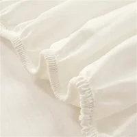 Drap-housse en coton égyptien de luxe doux 400TC, avec bandes élastiques, housse de matelas antidérapante, lavable en Machine, 140/160/180/200cm 6