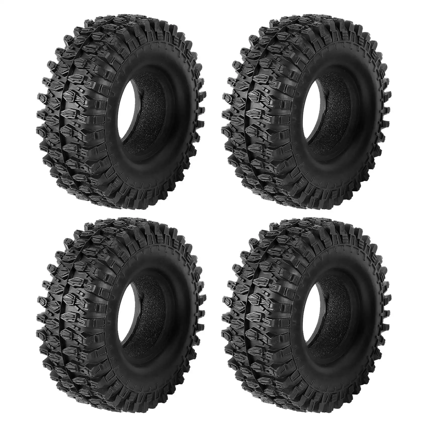 

4PCS 1.9 inch Rubber Tyre 1.9 Wheel Tires 108X40MM for 1/10 RC Crawler Traxxas TRX4 Axial SCX10 90046 AXI03007