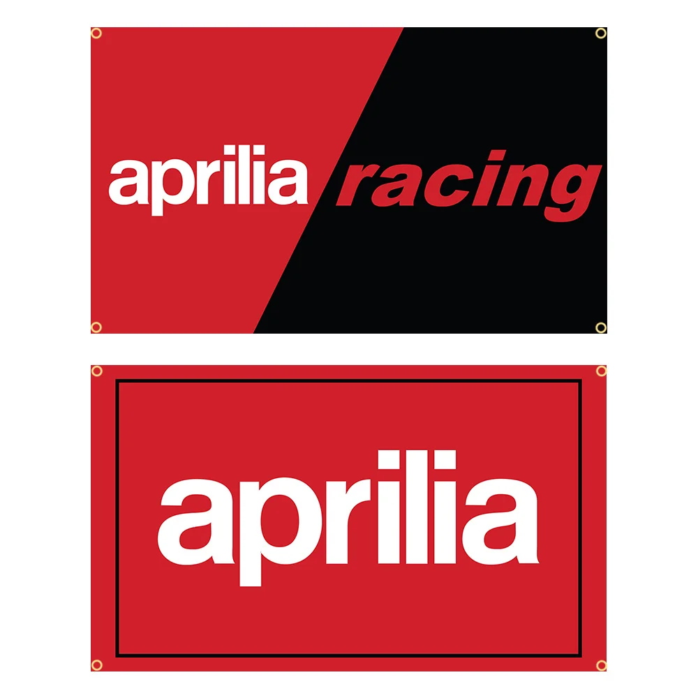 

90x150cm Aprilias Racing Motorcycle Flag Polyester Printed Motor Car Man Cave Garage or Outdoor Decoration Banner Tapestry