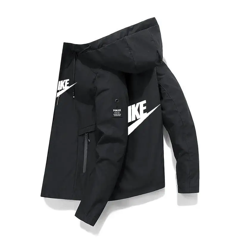 Men's Windproof Zipper Jacket, Casual, High Quality, Baseball, Outdoor Sports, Spring, Autumn, New,