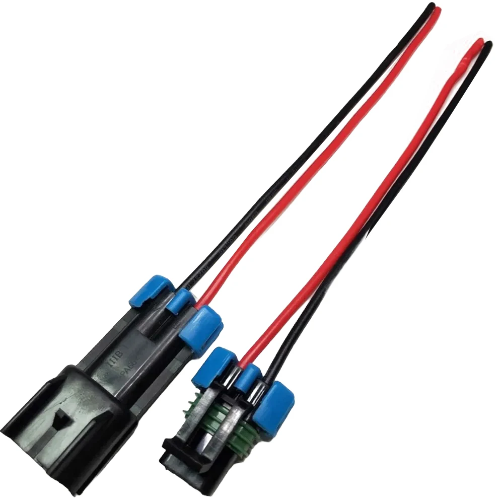 

3pcs Male Connectors+ Female Connectors 2 Pin DT Connectors Waterproof 16AWG Male Female Electrical Connector Car Truck
