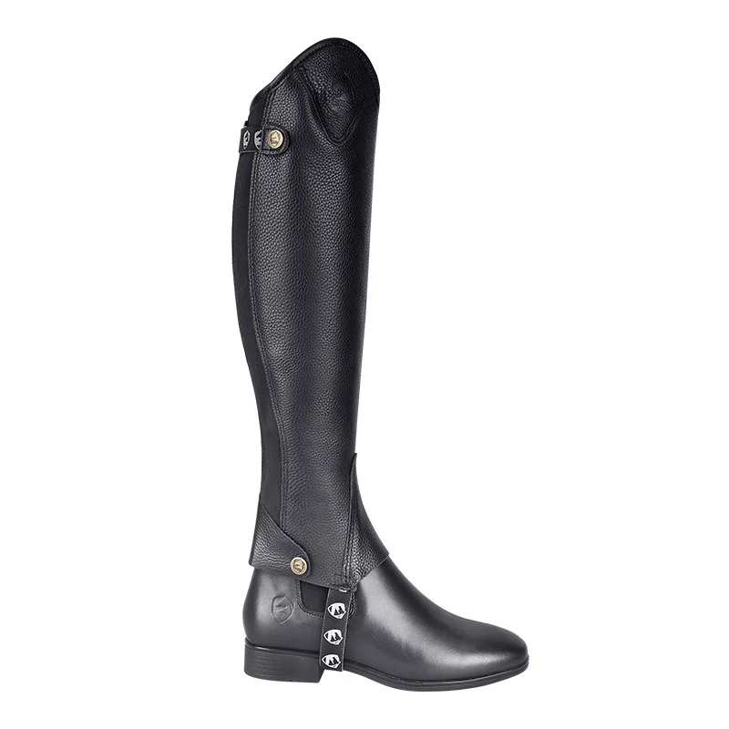 Genuine Leather Equestrian Leg Guards Cowhide Men Women Chaps Knight Equipment Protective Gear Available in All Seasons 2