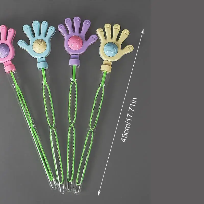 버블 송풍기 장난감 10x 핸드 헬드 버블 완드 구색 파티는 소년과 소녀를위한 장난감 야외 엔터테인먼트 활동을 선호합니다