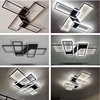 New Modern Led Chandeliers For Living Dining Room Bedroom Nordic Aluminum White/Black Ceiling Light 85V-260V With Remote Control 6