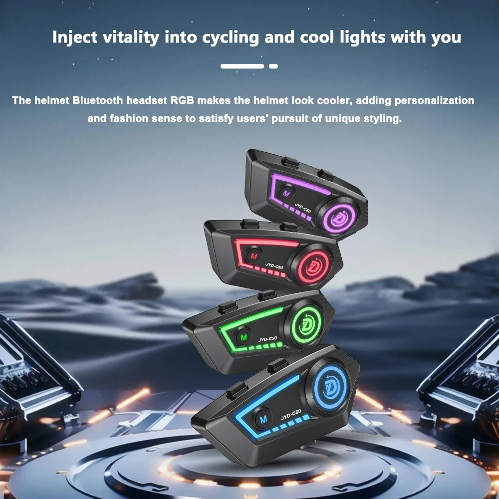 JYD-C50 Motorcycle Helmet Bluetooth Wireless Noise Reduction